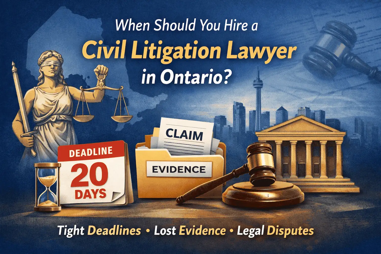 When Should You Hire a Civil Litigation Lawyer in Ontario